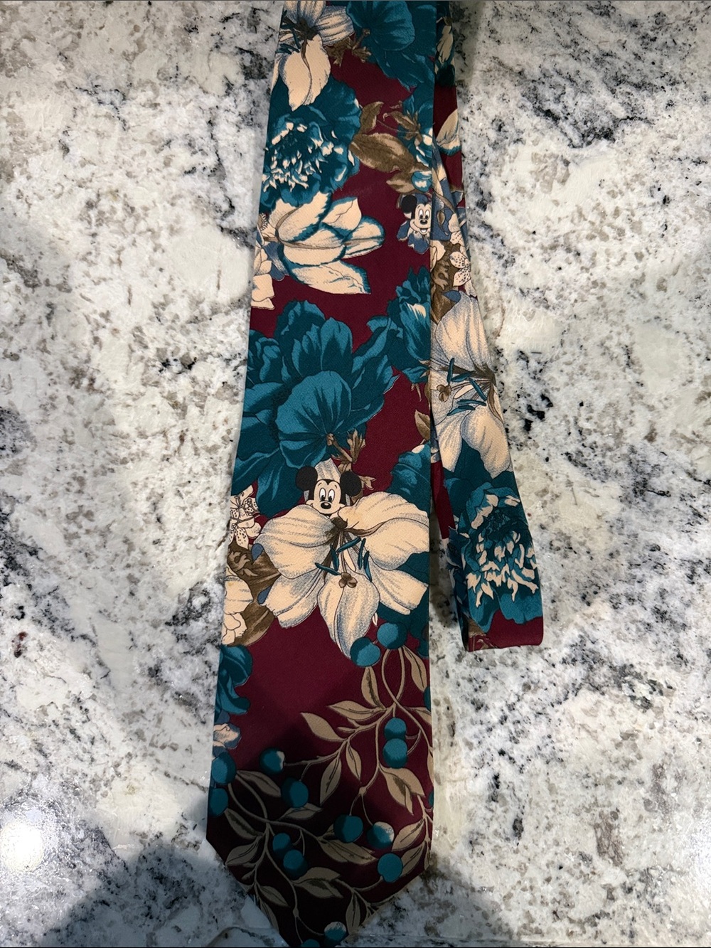 Silk Mickey Tie